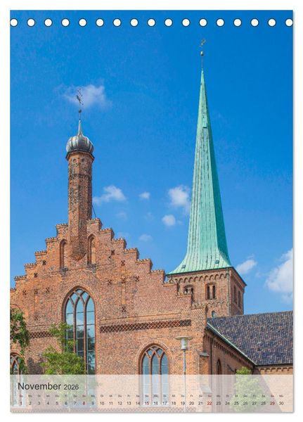 Produktbild: D&auml;nemark - Historisches F&uuml;nen (Tischkalender 2026 DIN A5 hoch), CALVENDO Monatskalender