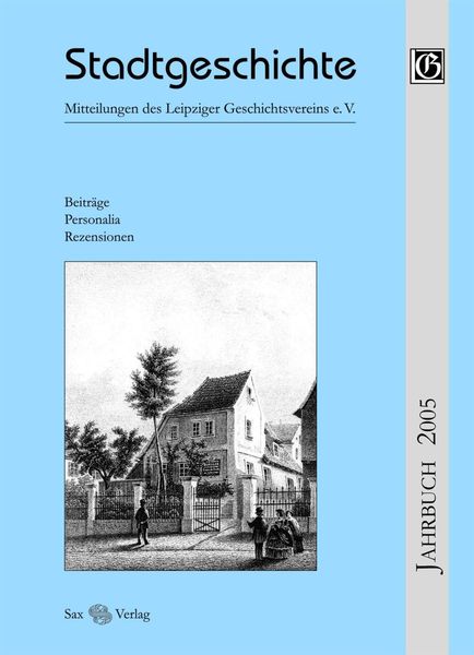 Produktbild: Stadtgeschichte. Mitteilungen des Leipziger Geschichtsvereins e.V.