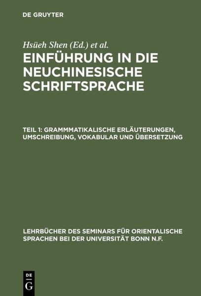 Produktbild: Grammmatikalische Erl&auml;uterungen, Umschreibung, Vokabular und &Uuml;bersetzung