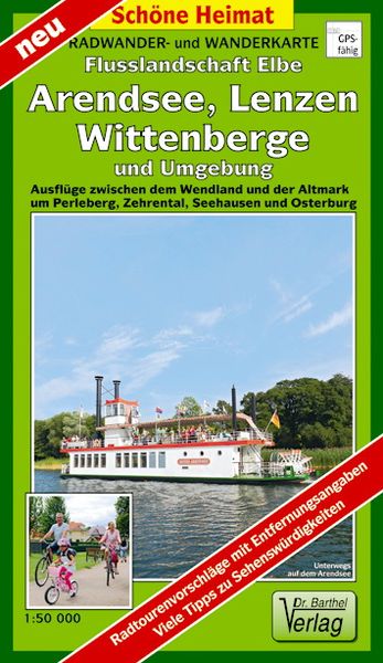 Produktbild: Radwander- und Wanderkarte Flusslandschaft Elbe, Wittenberge, Arendsee, Lenzen und Umgebung