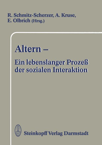 Produktbild: Altern &mdash; Ein lebenslanger Proze&szlig; der sozialen Interaktion