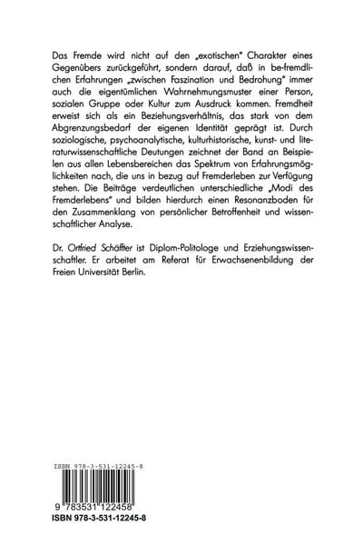 Produktbild: Das Fremde