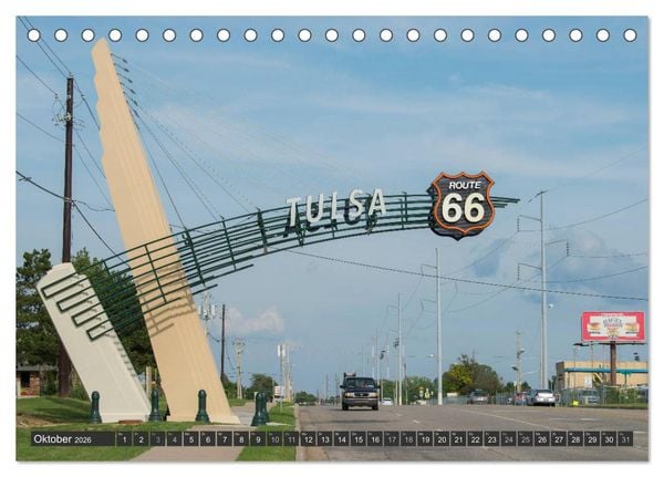 Produktbild: Route 66 (Tischkalender 2026 DIN A5 quer), CALVENDO Monatskalender