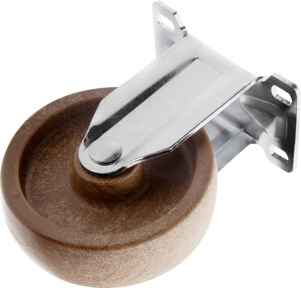 TOOLCRAFT TO-5137950 Bockrolle mit Anschraubplatte 100 mm Polyamid und Glasfasern Tragfähigkeit (max.): 125 kg