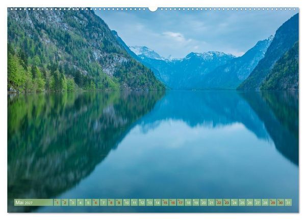 Produktbild: Alpenseen - Berge im Spiegel (hochwertiger Premium Wandkalender 2027 DIN A2 quer), Kunstdruck in Hochglanz