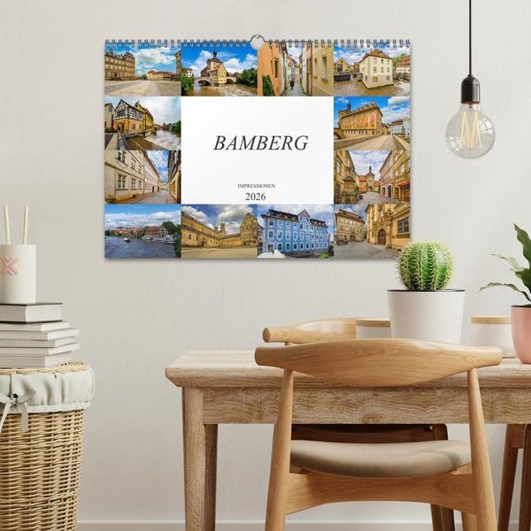 Produktbild: Bamberg Impressionen (Wandkalender 2026 DIN A3 quer), CALVENDO Monatskalender