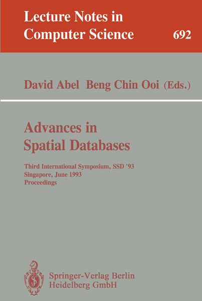 Produktbild: Advances in Spatial Databases