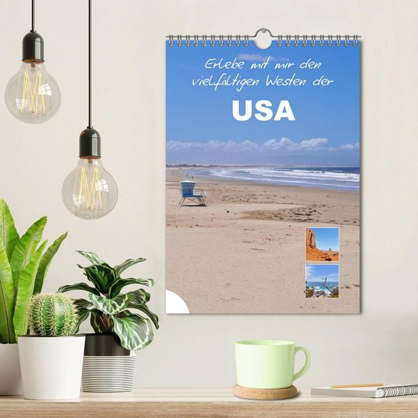 Produktbild: Erlebe mit mir den vielf&auml;ltigen Westen der USA (Wandkalender 2026 DIN A4 hoch), CALVENDO Monatskalender