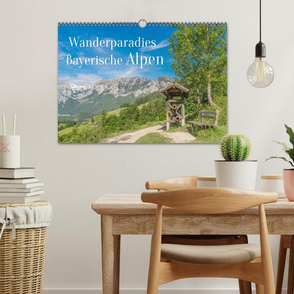 Produktbild: Wanderparadies Bayerische Alpen (Wandkalender 2026 DIN A3 quer), CALVENDO Monatskalender