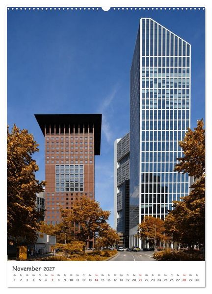 Produktbild: Frankfurter Hochh&auml;user (hochwertiger Premium Wandkalender 2027 DIN A2 hoch), Kunstdruck in Hochglanz