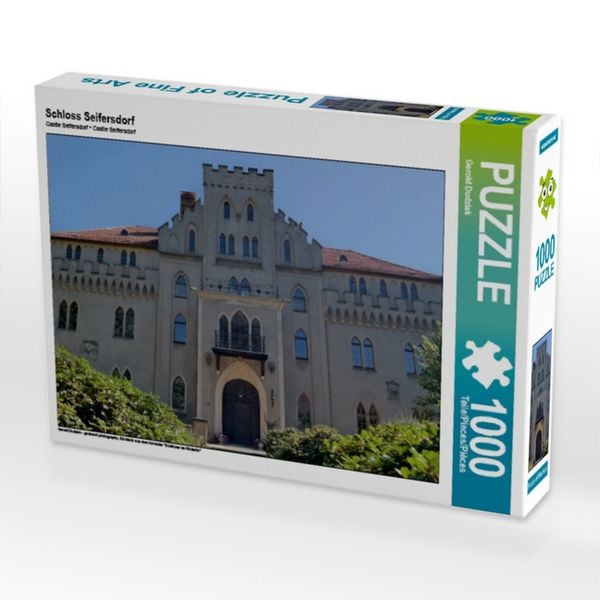 CALVENDO Puzzle Schloss Seifersdorf | 1000 Teile Lege-Größe 64 × 48 cm Foto-Puzzle für glückliche Stunden