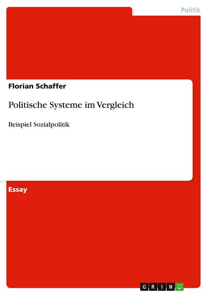 Produktbild: Politische Systeme im Vergleich