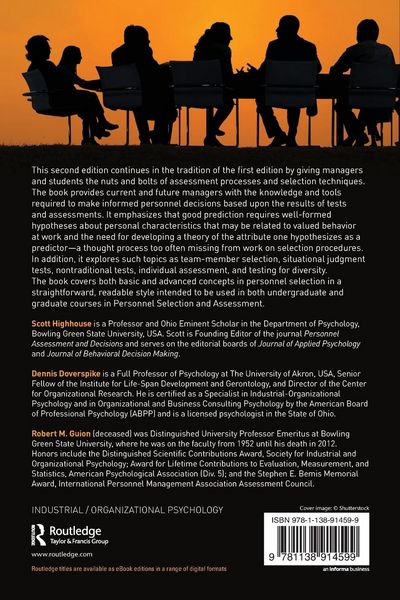 Produktbild: Essentials of Personnel Assessment and Selection