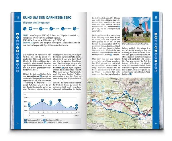 Produktbild: KOMPASS Wanderf&uuml;hrer K&auml;rntner Seen, 55 Touren mit Extra-Tourenkarte