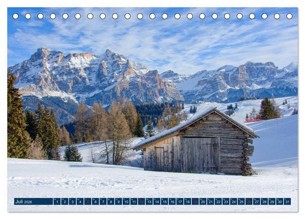 Produktbild: Sella Ronda (Tischkalender 2026 DIN A5 quer), CALVENDO Monatskalender