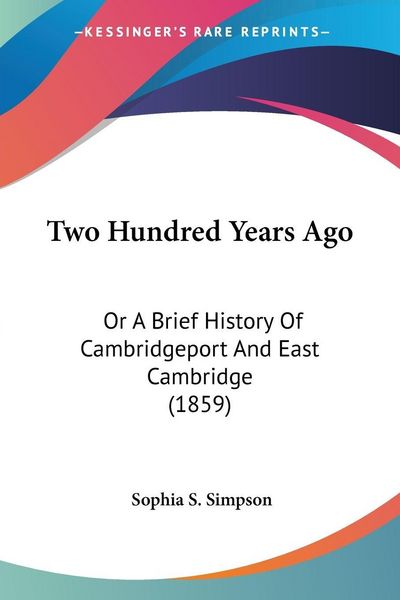 Produktbild: Two Hundred Years Ago