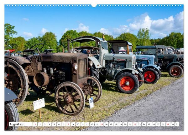Produktbild: Alte Deutz Traktoren mit Charakter (Wandkalender 2027 DIN A2 quer), CALVENDO Monatskalender
