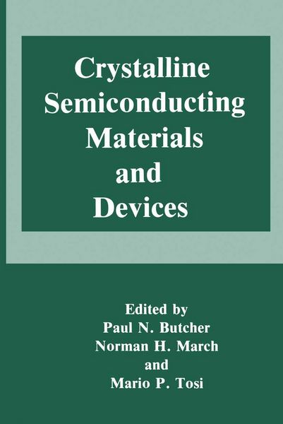 Produktbild: Crystalline Semiconducting Materials and Devices