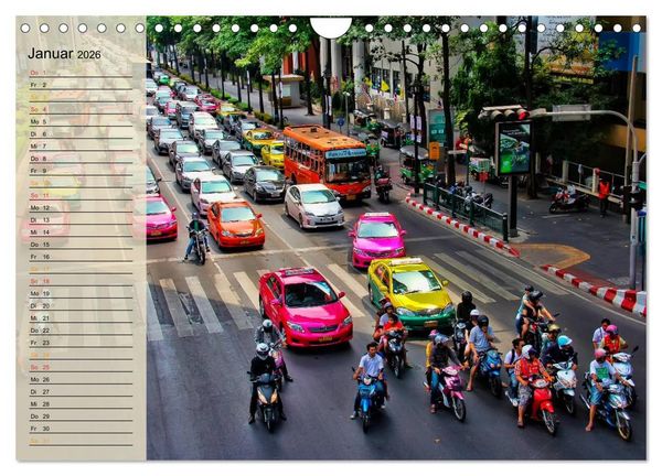 Produktbild: Bangkok - K&ouml;nigreich Thailand (Wandkalender 2026 DIN A4 quer), CALVENDO Monatskalender