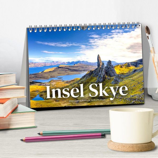 Produktbild: Insel Skye - Atemberaubende Naturkulisse (Tischkalender 2026 DIN A5 quer), CALVENDO Monatskalender
