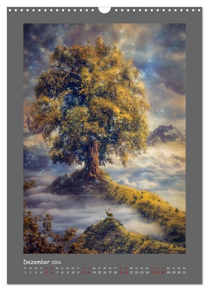 Produktbild: Yggdrasil - Der Baum des Lebens (Wandkalender 2026 DIN A3 hoch), CALVENDO Monatskalender