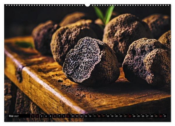 Produktbild: Tr&uuml;ffel - schwarzes Gold (hochwertiger Premium Wandkalender 2027 DIN A2 quer), Kunstdruck in Hochglanz