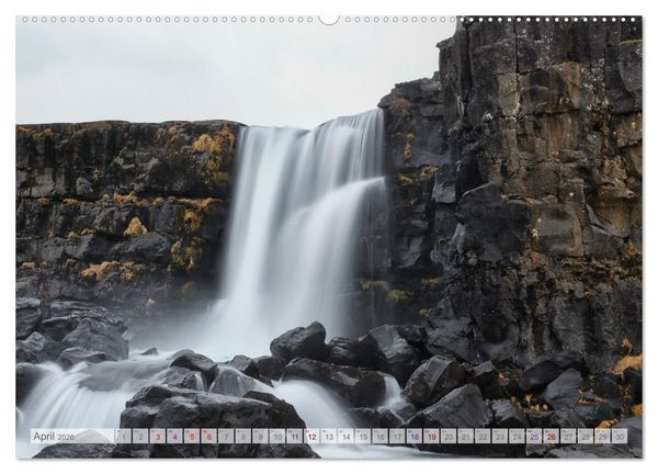 Produktbild: Surreale Landschaften Islands (hochwertiger Premium Wandkalender 2026 DIN A2 quer), Kunstdruck in Hochglanz