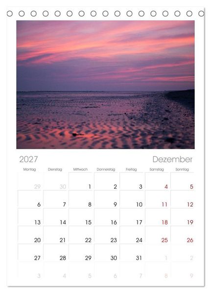 Produktbild: Tischplaner 2027 - F&ouml;hr 2027. Portr&auml;t einer Insel (A5 Tischkalender zum Aufstellen) CALVENDO
