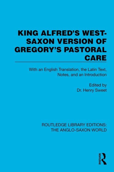 Produktbild: King Alfred's West-Saxon Version of Gregory's Pastoral Care