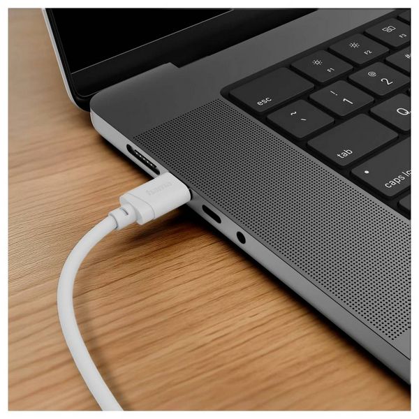 Produktbild: Hama USB-Ladekabel USB 2.0 Apple Lightning Stecker, USB-A Stecker 1m Wei&szlig; 00201800