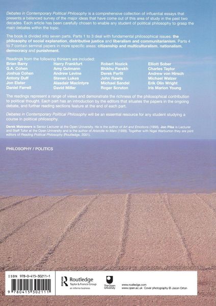 Produktbild: Debates in Contemporary Political Philosophy