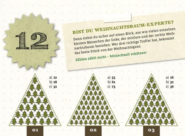 Produktbild: Der ultimativ knifflige Advents-R&auml;tsel-Kalender
