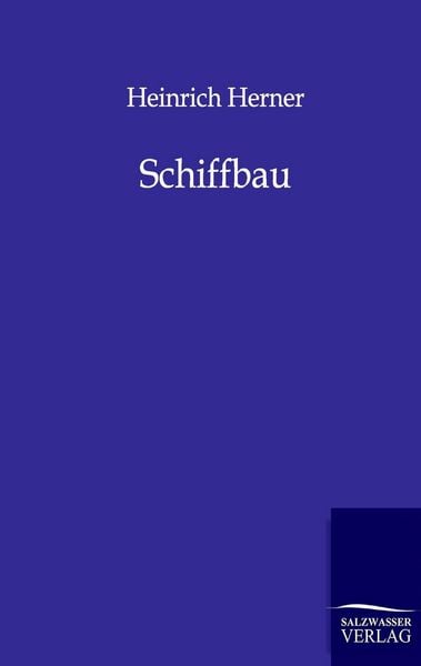 Produktbild: Schiffbau