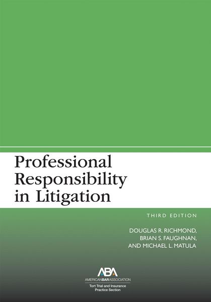 Produktbild: Professional Responsibility in Litigation, Third Edition