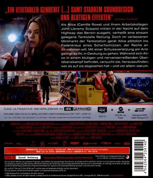 Produktbild: Night of the Hunted (4K Ultra HD)
