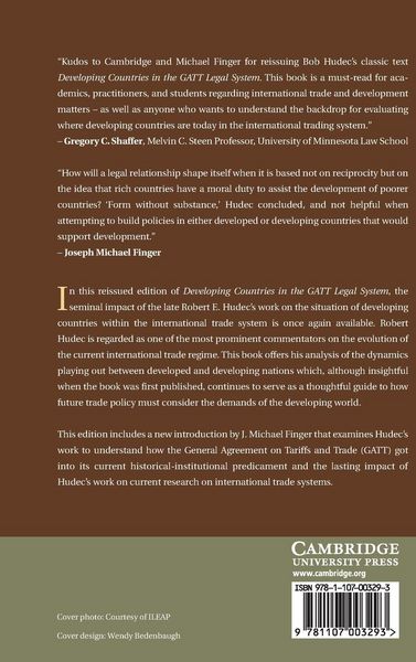 Produktbild: Developing Countries in the GATT Legal System