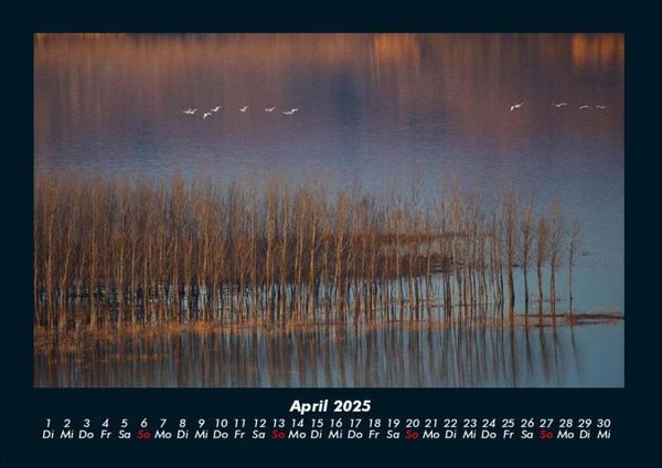 Produktbild: Landschaftskalender 2025 Fotokalender DIN A4