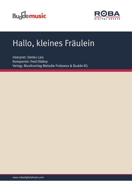 Produktbild: Hallo, kleines Fr&auml;ulein