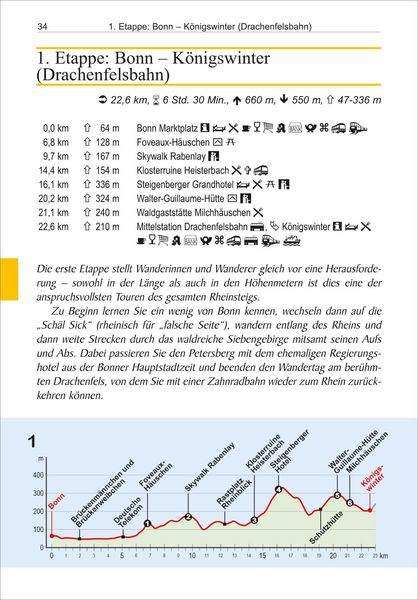 Produktbild: Rheinsteig von Bonn nach Wiesbaden