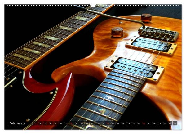 Produktbild: Gitarren Snapshots (hochwertiger Premium Wandkalender 2026 DIN A2 quer), Kunstdruck in Hochglanz