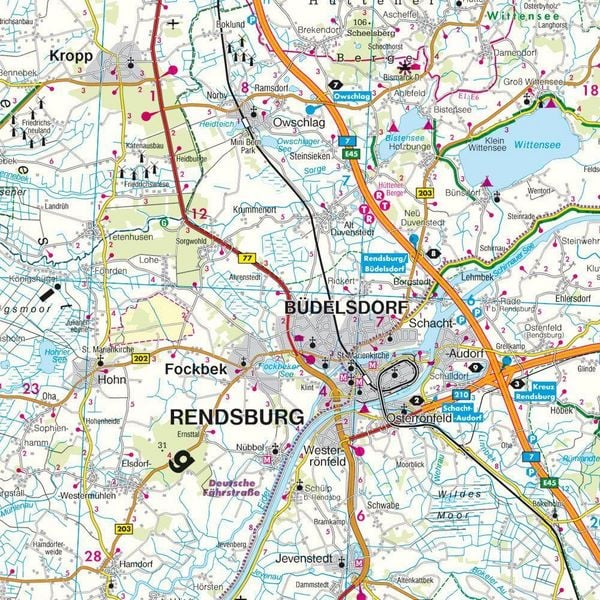 Produktbild: Deutschland 12 Schleswig-Holstein, Hamburg 1 : 200 000