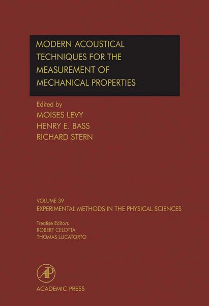 Produktbild: Modern Acoustical Techniques for the Measurement of Mechanical Properties