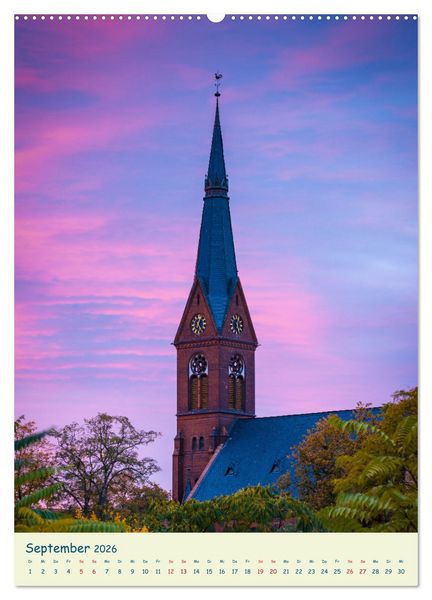 Produktbild: Halle/Saale - Meine Stadt im Licht (Wandkalender 2026 DIN A2 hoch), CALVENDO Monatskalender