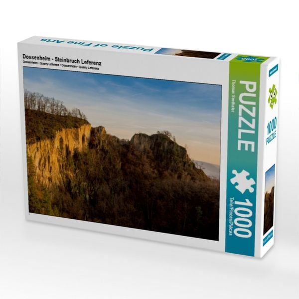 Produktbild: CALVENDO Puzzle Dossenheim - Steinbruch Leferenz 1000 Teile Puzzle quer | 1000 Teile Lege-Gr&ouml;&szlig;e 64 &times; 48 cm Foto-Puzzle f&uuml;r gl&uuml;ckliche Stunden