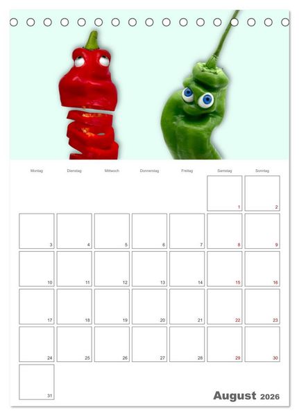 Produktbild: Mord in der Gem&uuml;sek&uuml;che (Tischkalender 2026 DIN A5 hoch), CALVENDO Monatskalender