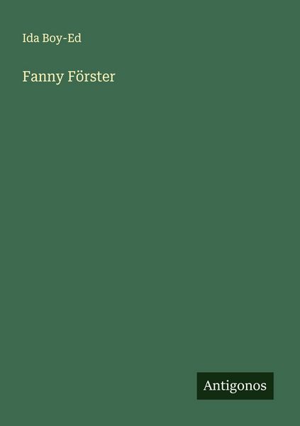 Produktbild: Fanny F&ouml;rster