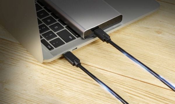 Produktbild: Renkforce USB-Ladekabel USB 2.0 USB-C&reg; Stecker, USB-C&reg; Stecker 1.00 m Schwarz TPE-Mantel RF-5251918