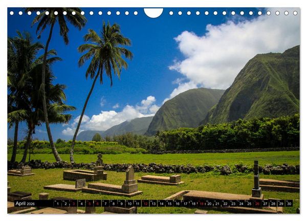 Produktbild: Wandern auf Hawaii - Berge im Pazifik (Wandkalender 2026 DIN A4 quer), CALVENDO Monatskalender
