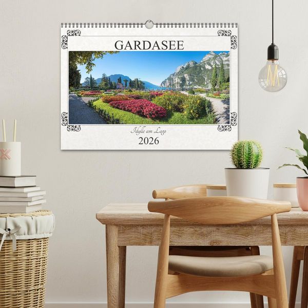 Produktbild: Gardasee - Idylle am Lago 2026 (Wandkalender 2026 DIN A3 quer), CALVENDO Monatskalender