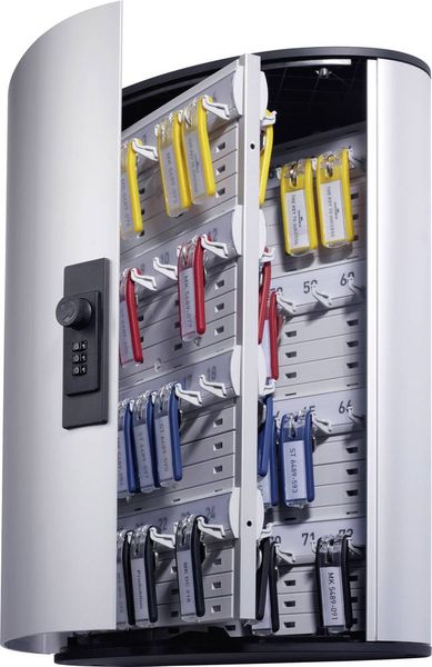 Produktbild: Durable Schl&uuml;sselkasten KEY BOX CODE 72 - 1967 196723 Anzahl Haken 72 Silber